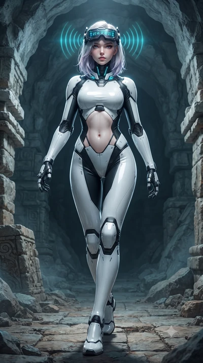score_9, masterpiece, best quality, ultra-detailed, high-budget anime keyframe, editorial fashion photography, tasteful artistic composition, Caucasian woman. low angle full-body shot from head to toe showing her feet, filling the entire 9:16 vertica