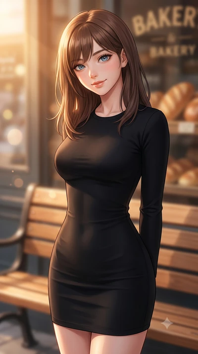 score_9, masterpiece, best quality, ultra-detailed, high-budget anime keyframe, editorial fashion photography, tasteful artistic composition, Korean woman woman. close-up cowboy shot from the waist and thighs up, the character dominates the compositi