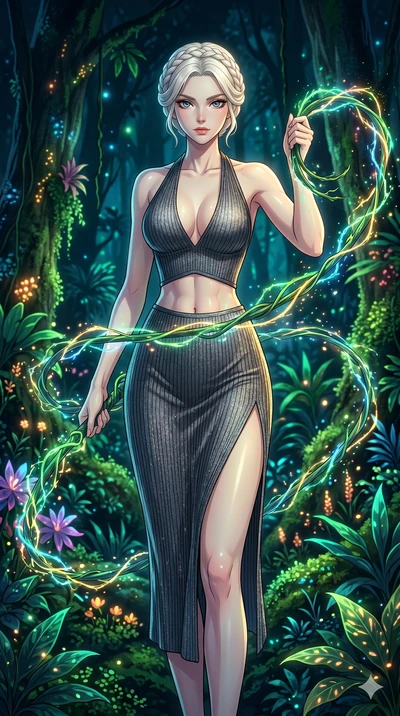 score_9, masterpiece, best quality, ultra-detailed, High-budget Anime Keyframe, vibrant colors, fluid line-art, expressive lighting, cinematic composition, Ufotable-style visual effects, top-tier animation quality, Japanese woman with delicate and el
