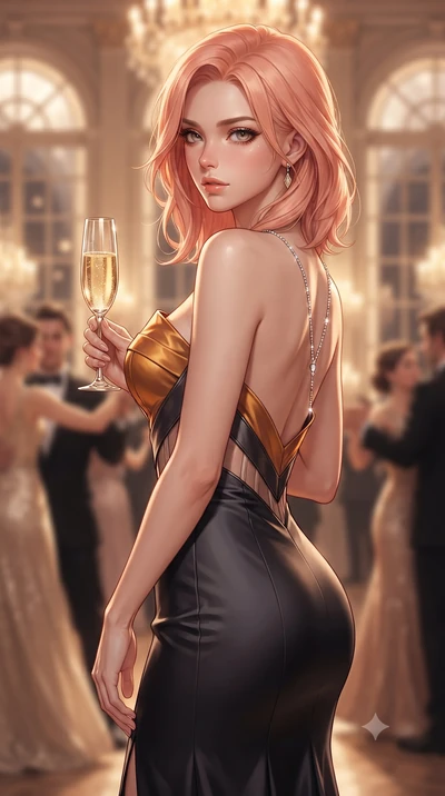 score_9, masterpiece, best quality, ultra-detailed, high-budget anime keyframe, editorial fashion photography, tasteful artistic composition, Japanese woman. close-up cowboy shot from the waist and thighs up, the character dominates the composition, 