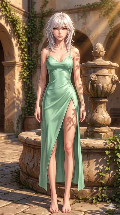 score_9, masterpiece, best quality, ultra-detailed, high-budget anime keyframe, editorial fashion photography, tasteful artistic composition, Japanese woman. cowboy shot from the thighs up, character and outfit filling the frame for maximum editorial