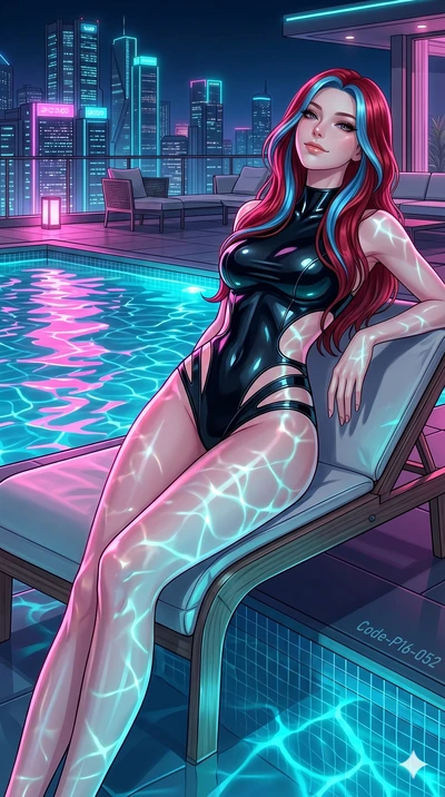score_9, masterpiece, best quality, ultra-detailed, high-budget anime keyframe, editorial fashion photography, tasteful artistic composition, Caucasian woman, strictly human ears. cowboy shot from the thighs up, character and outfit filling the frame
