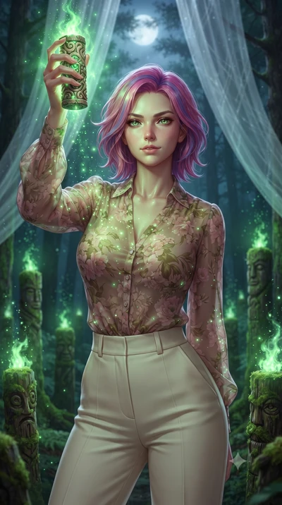 score_9, masterpiece, best quality, ultra-detailed, high-budget anime keyframe, editorial fashion photography, tasteful artistic composition, realistic cosplay photography, Caucasian woman, strictly human ears. close-up cowboy shot from the waist and