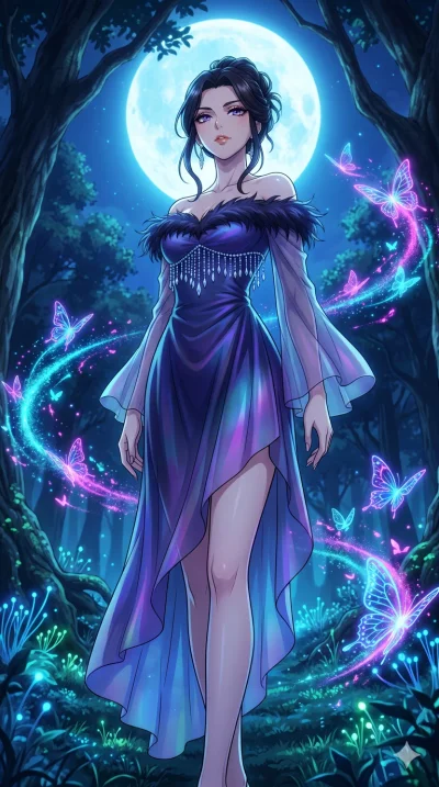 score_9, masterpiece, best quality, ultra-detailed, High-budget Anime Keyframe, vibrant colors, fluid line-art, expressive lighting, cinematic composition, Ufotable-style visual effects, top-tier animation quality, Japanese woman with delicate and el