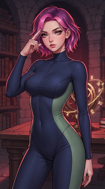 score_9, masterpiece, best quality, ultra-detailed, high-budget anime keyframe, gorgeous anime illustration, with clean line-art and distinct ink outlines, Caucasian woman, strictly human ears. close-up cowboy shot from the waist and thighs up, the c