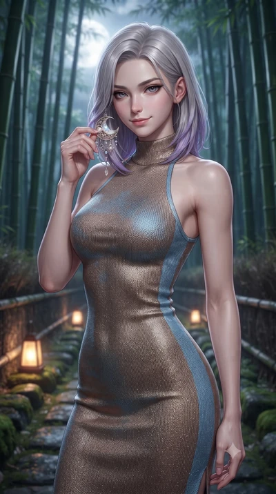 score_9, masterpiece, best quality, ultra-detailed, high-budget anime keyframe, editorial fashion photography, tasteful artistic composition, Caucasian woman, strictly human ears. close-up cowboy shot from the waist and thighs up, the character domin