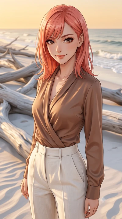 score_9, masterpiece, best quality, ultra-detailed, high-budget anime keyframe, editorial fashion photography, tasteful artistic composition, Japanese woman. close-up cowboy shot from the waist and thighs up, the character dominates the composition, 