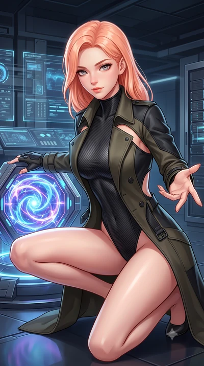 score_9, masterpiece, best quality, ultra-detailed, high-budget anime keyframe, semi-realistic 3D game render, editorial fashion photography, tasteful artistic composition, Japanese woman. close-up cowboy shot from the waist and thighs up, the charac