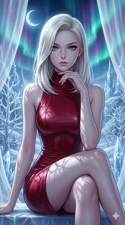 score_9, masterpiece, best quality, ultra-detailed, high-budget anime keyframe, editorial fashion photography, tasteful artistic composition, Caucasian woman, strictly human ears. cowboy shot from the thighs up, character and outfit filling the frame