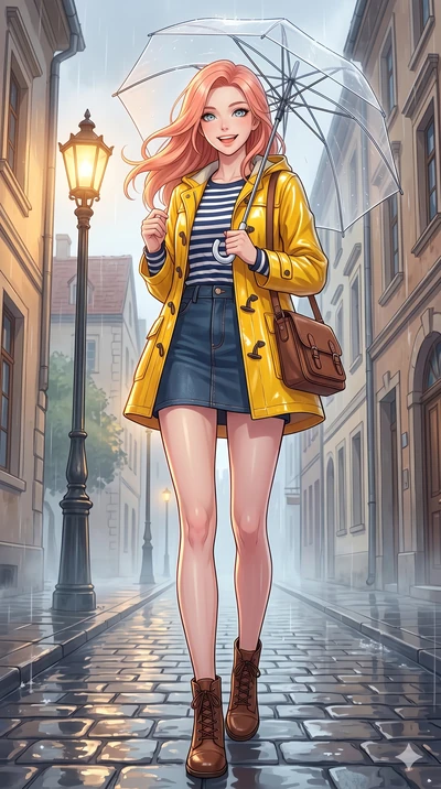 score_9, masterpiece, best quality, ultra-detailed, high-budget anime keyframe, vibrant anime aesthetic, Japanese woman. low angle full-body shot from head to toe showing her feet, filling the entire 9:16 vertical frame with her statuesque presence, 