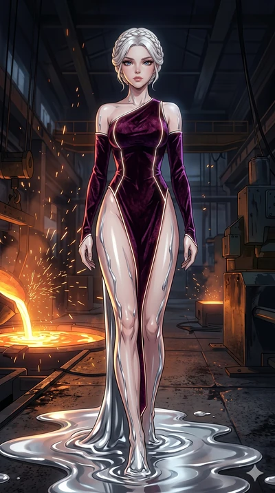 score_9, masterpiece, best quality, ultra-detailed, High-budget Anime Keyframe, vibrant colors, fluid line-art, expressive lighting, cinematic composition, Ufotable-style visual effects, top-tier animation quality, Japanese woman with delicate and el
