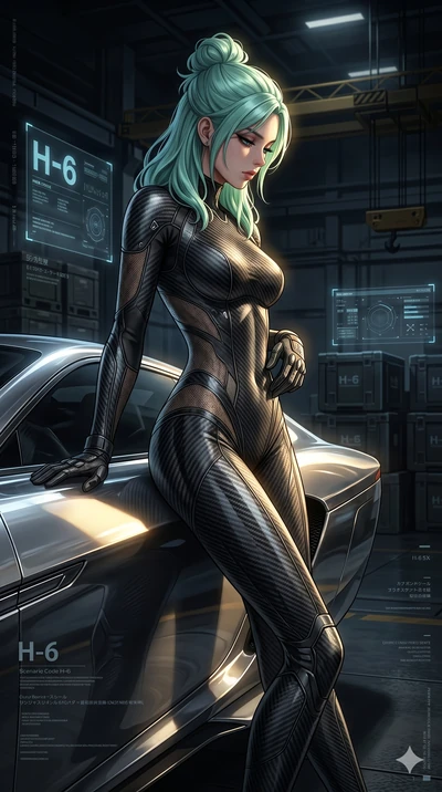 score_9, masterpiece, best quality, ultra-detailed, high-budget anime keyframe, editorial fashion photography, tasteful artistic composition, Japanese woman. cowboy shot from the thighs up, character and outfit filling the frame for maximum editorial