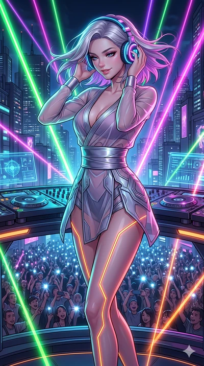 score_9, masterpiece, best quality, ultra-detailed, high-budget anime keyframe, editorial fashion photography, tasteful artistic composition, Caucasian woman, strictly human ears. Upper body close-up from the thighs up, character filling the screen f