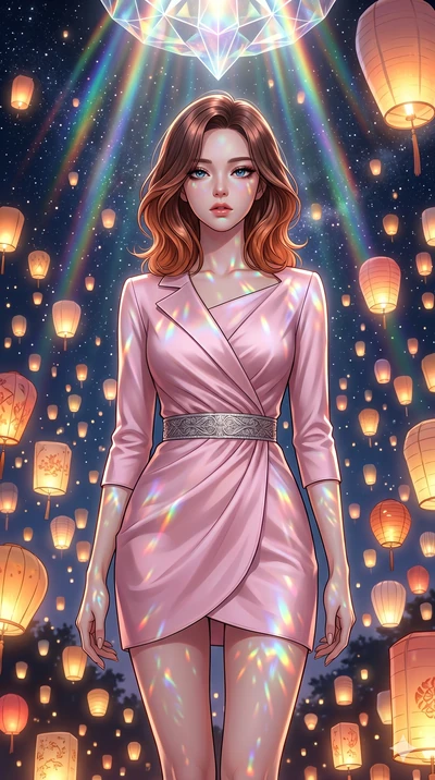 score_9, masterpiece, best quality, ultra-detailed, high-budget anime keyframe, editorial fashion photography, tasteful artistic composition, Korean woman. cowboy shot from the thighs up, character and outfit filling the frame for maximum editorial p