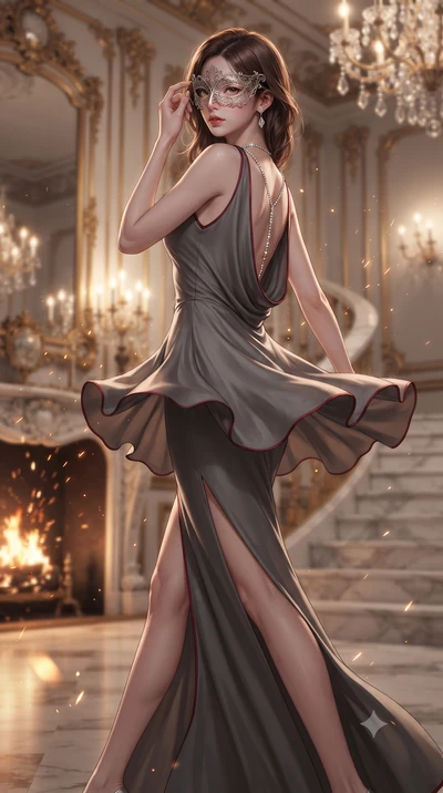 score_9, masterpiece, best quality, ultra-detailed, high-budget anime keyframe, editorial fashion photography, tasteful artistic composition, Korean woman. low angle full-body shot from head to toe showing her feet, filling the entire 9:16 vertical f
