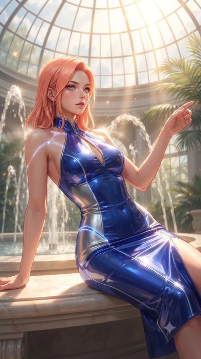score_9, masterpiece, best quality, ultra-detailed, high-budget anime keyframe, editorial fashion photography, tasteful artistic composition, Japanese woman. close-up cowboy shot from the waist and thighs up, the character dominates the composition, 