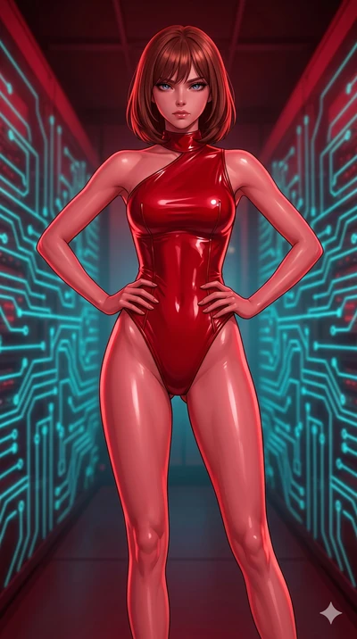 score_9, masterpiece, best quality, ultra-detailed, high-budget anime keyframe, editorial fashion photography, tasteful artistic composition, Caucasian woman, strictly human ears. cowboy shot from the thighs up, character and outfit filling the frame