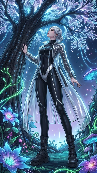 score_9, masterpiece, best quality, ultra-detailed, High-budget Anime Keyframe, vibrant colors, fluid line-art, expressive lighting, cinematic composition, Ufotable-style visual effects, top-tier animation quality, Korean woman with idol-like refined