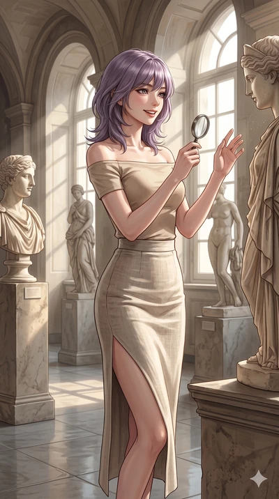 score_9, masterpiece, best quality, ultra-detailed, high-budget anime keyframe, editorial fashion photography, tasteful artistic composition, Japanese woman. cowboy shot from the thighs up, character and outfit filling the frame for maximum editorial