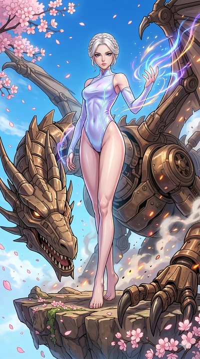 score_9, masterpiece, best quality, ultra-detailed, High-budget Anime Keyframe, vibrant colors, fluid line-art, expressive lighting, cinematic composition, Ufotable-style visual effects, top-tier animation quality, Japanese woman with delicate and el
