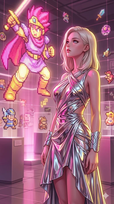 score_9, masterpiece, best quality, ultra-detailed, high-budget anime keyframe, editorial fashion photography, tasteful artistic composition, Caucasian woman, strictly human ears. Upper body close-up from the thighs up, character filling the screen f