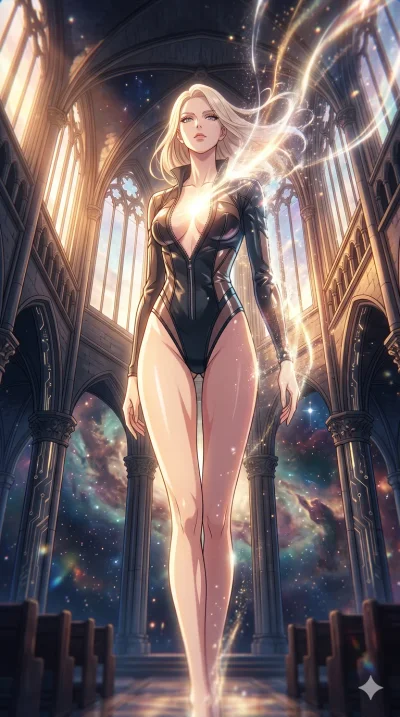 score_9, masterpiece, best quality, ultra-detailed, High-budget Anime Keyframe, vibrant colors, fluid line-art, expressive lighting, cinematic composition, Ufotable-style visual effects, top-tier animation quality, Caucasian woman with pale skin, blo