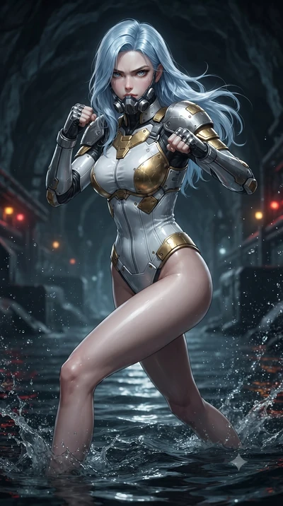 score_9, masterpiece, best quality, ultra-detailed, high-budget anime keyframe, editorial fashion photography, tasteful artistic composition, Korean woman. close-up cowboy shot from the waist and thighs up, the character dominates the composition, fi