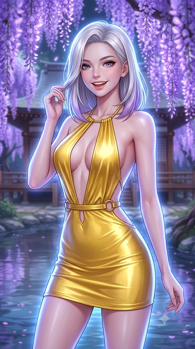 score_9, masterpiece, best quality, ultra-detailed, high-budget anime keyframe, editorial fashion photography, tasteful artistic composition, Caucasian woman, strictly human ears. close-up cowboy shot from the waist and thighs up, the character domin