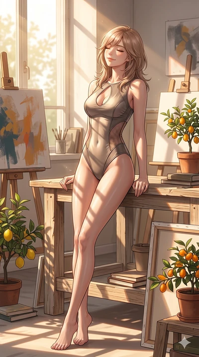 score_9, masterpiece, best quality, ultra-detailed, high-budget anime keyframe, editorial fashion photography, tasteful artistic composition, Japanese woman. cowboy shot from the thighs up, character and outfit filling the frame for maximum editorial