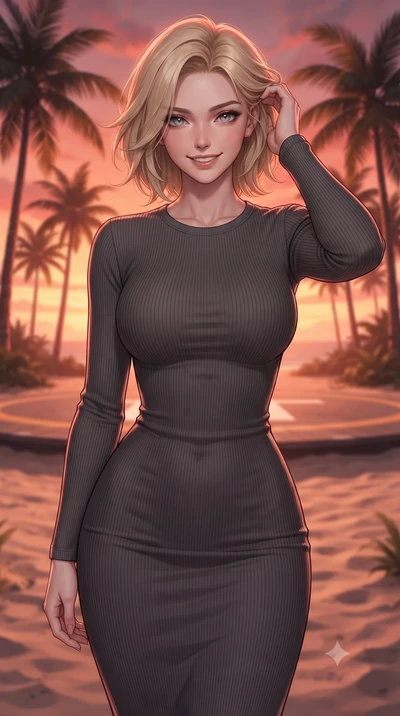 score_9, masterpiece, best quality, ultra-detailed, high-budget anime keyframe, editorial fashion photography, tasteful artistic composition, Caucasian woman. close-up cowboy shot from the waist and thighs up, the character dominates the composition,