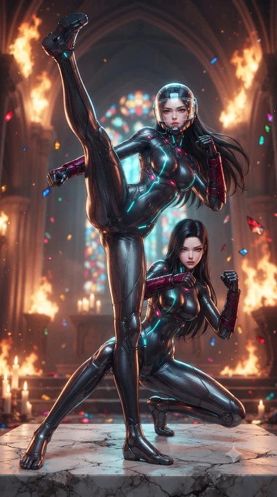score_9, masterpiece, best quality, ultra-detailed, high-budget anime keyframe, editorial fashion photography, tasteful artistic composition, Korean woman. low angle full-body shot from head to toe showing her feet, filling the entire 9:16 vertical f