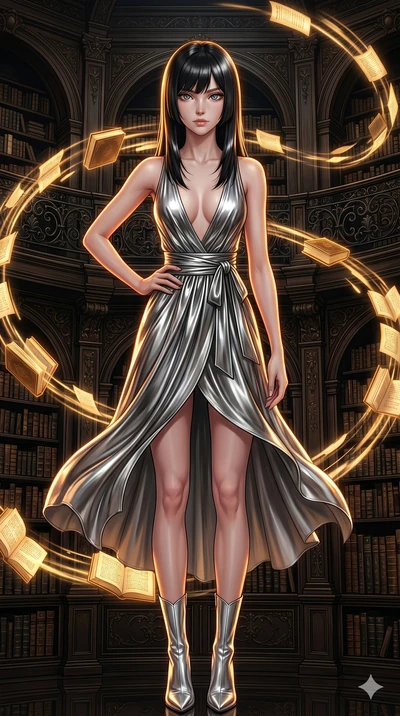 score_9, masterpiece, best quality, ultra-detailed, high-budget anime keyframe, editorial fashion photography, tasteful artistic composition, Caucasian woman, strictly human ears. cowboy shot from the thighs up, character and outfit filling the frame