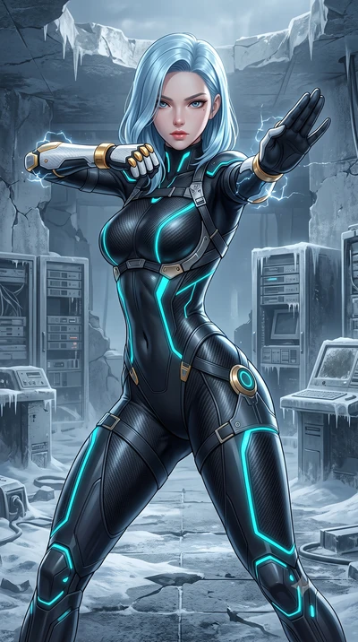score_9, masterpiece, best quality, ultra-detailed, high-budget anime keyframe, semi-realistic 3D game render, editorial fashion photography, tasteful artistic composition, Korean woman. close-up cowboy shot from the waist and thighs up, the characte