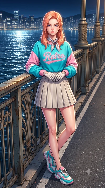 score_9, masterpiece, best quality, ultra-detailed, high-budget anime keyframe, semi-realistic 3D game render, editorial fashion photography, tasteful artistic composition, Japanese woman. close-up cowboy shot from the waist and thighs up, the charac