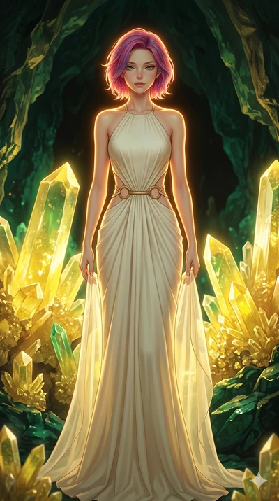 score_9, masterpiece, best quality, ultra-detailed, high-budget anime keyframe, editorial fashion photography, tasteful artistic composition, Caucasian woman, strictly human ears. cowboy shot from the thighs up, character and outfit filling the frame