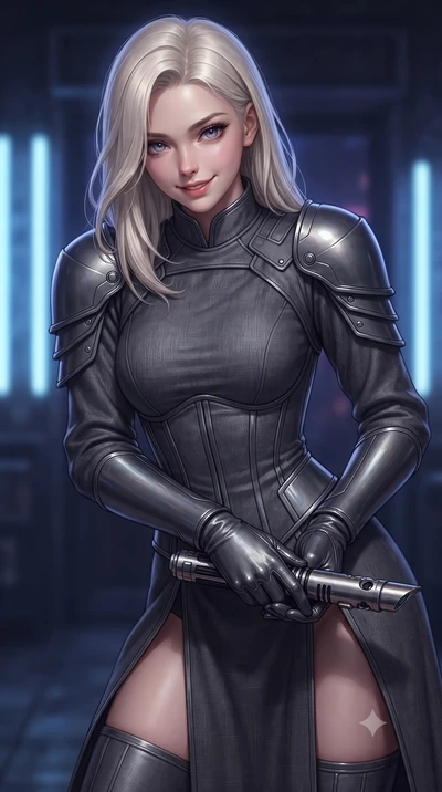 score_9, masterpiece, best quality, ultra-detailed, high-budget anime keyframe, editorial fashion photography, tasteful artistic composition, Caucasian woman. close-up cowboy shot from the waist and thighs up, the character dominates the composition,