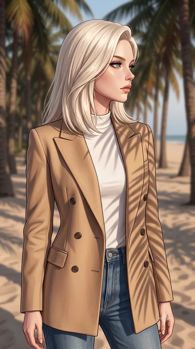 score_9, masterpiece, best quality, ultra-detailed, high-budget anime keyframe, editorial fashion photography, tasteful artistic composition, Caucasian woman woman. close-up cowboy shot from the waist and thighs up, the character dominates the compos