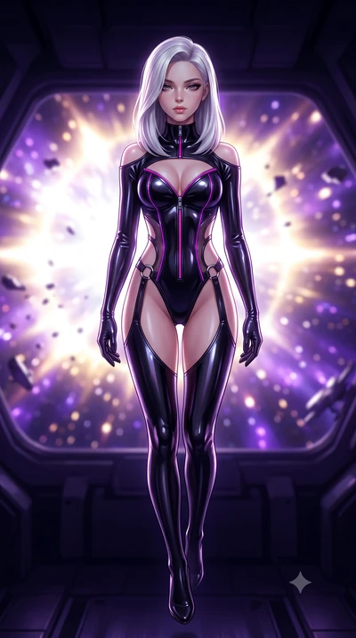 score_9, masterpiece, best quality, ultra-detailed, high-budget anime keyframe, semi-realistic 3D game render, editorial fashion photography, tasteful artistic composition, Caucasian woman. close-up cowboy shot from the waist and thighs up, the chara