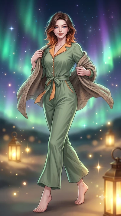 score_9, masterpiece, best quality, ultra-detailed, high-budget anime keyframe, semi-realistic 3D game render, editorial fashion photography, tasteful artistic composition, Korean woman. low angle full-body shot from head to toe showing her feet, fil