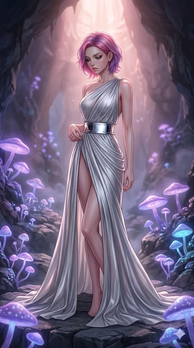 score_9, masterpiece, best quality, ultra-detailed, high-budget anime keyframe, editorial fashion photography, tasteful artistic composition, Caucasian woman, strictly human ears. cowboy shot from the thighs up, character and outfit filling the frame