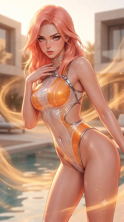 score_9, masterpiece, best quality, ultra-detailed, high-budget anime keyframe, editorial fashion photography, tasteful artistic composition, Japanese woman. close-up cowboy shot from the waist and thighs up, the character dominates the composition, 