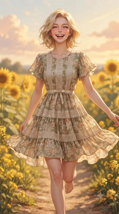 score_9, masterpiece, best quality, ultra-detailed, high-budget anime keyframe, editorial fashion photography, tasteful artistic composition, Caucasian woman. close-up cowboy shot from the waist and thighs up, the character dominates the composition,