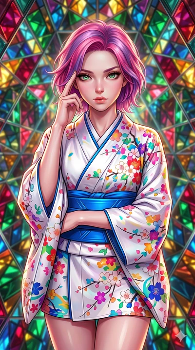score_9, masterpiece, best quality, ultra-detailed, high-budget anime keyframe, editorial fashion photography, tasteful artistic composition, Caucasian woman, strictly human ears. close-up cowboy shot from the waist and thighs up, the character domin