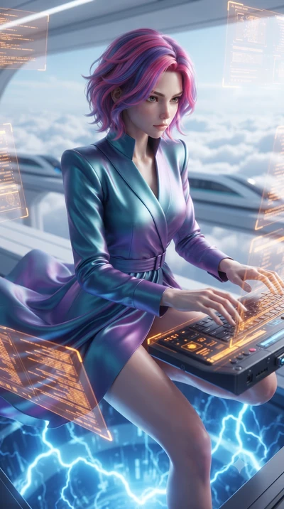 score_9, masterpiece, best quality, ultra-detailed, high-budget anime keyframe, editorial fashion photography, tasteful artistic composition, realistic cosplay photography, Caucasian woman, strictly human ears. close-up cowboy shot from the waist and