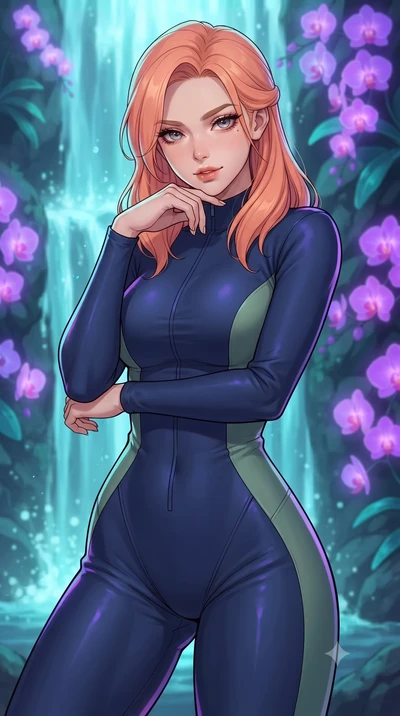 score_9, masterpiece, best quality, ultra-detailed, high-budget anime keyframe, gorgeous anime illustration, with clean line-art and distinct ink outlines, Japanese woman. close-up cowboy shot from the waist and thighs up, the character dominates the