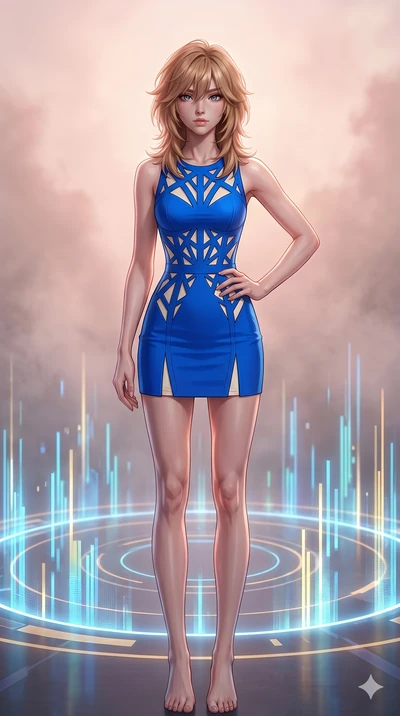 score_9, masterpiece, best quality, ultra-detailed, high-budget anime keyframe, editorial fashion photography, tasteful artistic composition, Japanese woman. cowboy shot from the thighs up, character and outfit filling the frame for maximum editorial