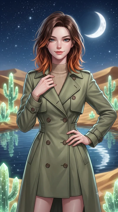 score_9, masterpiece, best quality, ultra-detailed, high-budget anime keyframe, editorial fashion photography, tasteful artistic composition, Korean woman. close-up cowboy shot from the waist and thighs up, the character dominates the composition, fi