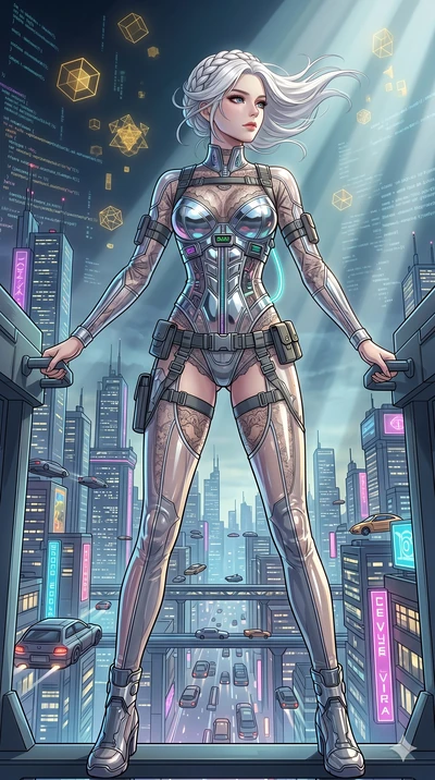 score_9, masterpiece, best quality, ultra-detailed, High-budget Anime Keyframe, vibrant colors, fluid line-art, expressive lighting, cinematic composition, Ufotable-style visual effects, top-tier animation quality, Korean woman with idol-like refined