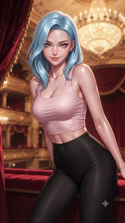 score_9, masterpiece, best quality, ultra-detailed, high-budget anime keyframe, editorial fashion photography, tasteful artistic composition, Korean woman. close-up cowboy shot from the waist and thighs up, the character dominates the composition, fi