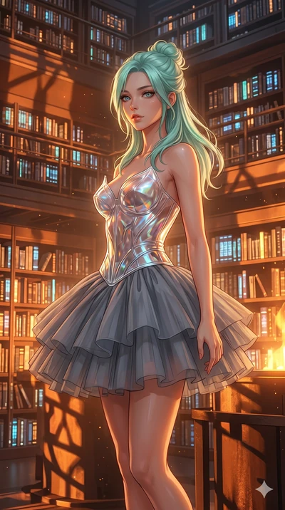 score_9, masterpiece, best quality, ultra-detailed, high-budget anime keyframe, editorial fashion photography, tasteful artistic composition, Japanese woman. cowboy shot from the thighs up, character and outfit filling the frame for maximum editorial